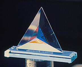 Beveled Triangle Sculpture