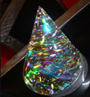 Large Dichroic Glass Sculpture